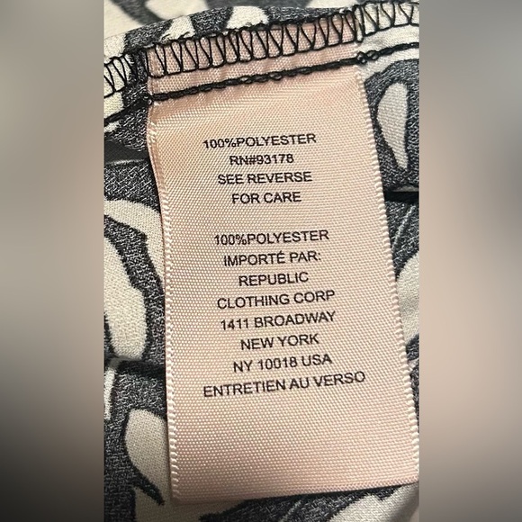 Philosophy Women's Wide Legs Black Ivory Floral  Print Pants Elastic Waist Sz XS - Picture 8 of 9